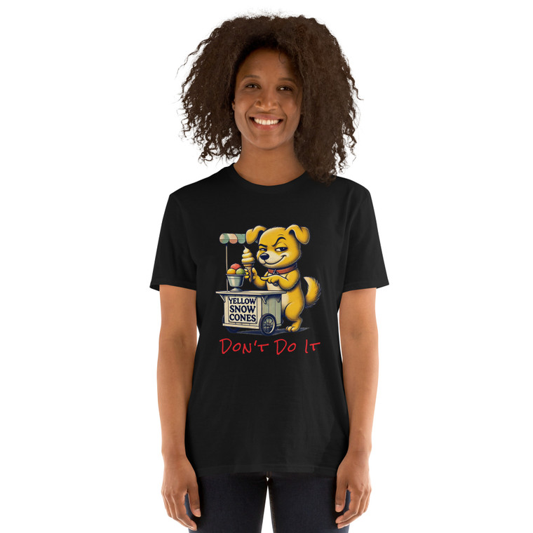 Unisex T-Shirt Softstyle (W) - Yellow Snow