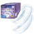 two light incontinence pads in front of a bag that says LivDry ultra thin ultimate