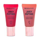 Revolution juicy peptide coffret de baumes à lèvres brillant