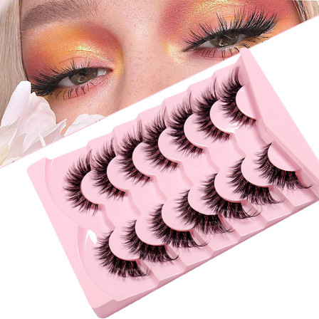 Faux cils paquets (10 paires) Faux cils paquets (10 paires)