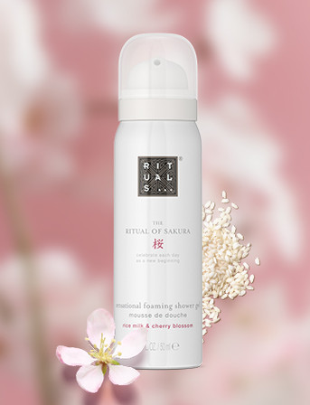 The ritual of SAKURA Mousse de douche 50ML