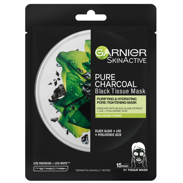 Garnier SkinActive Pure Charcoal Black Tissue Mask