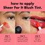 ELF Sheer for it Blush Tint - joue et lèvres - plums up