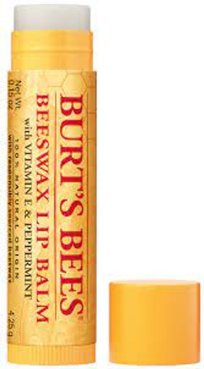 Burt's Bees - Beeswax Lip Balm Vitamin E & Peppermint