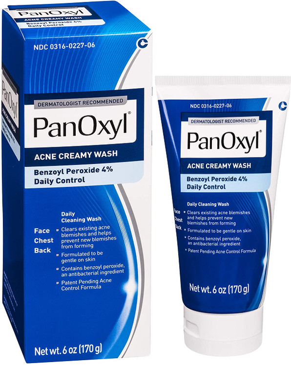 PanOxyl acne foaming wash benzoyl peroxide 10%