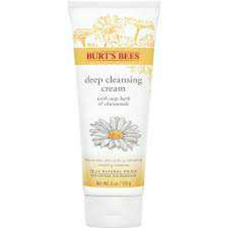 Burt's Bees Organic Soap Bark & Chamomile Deep Cleansing Cream 170g