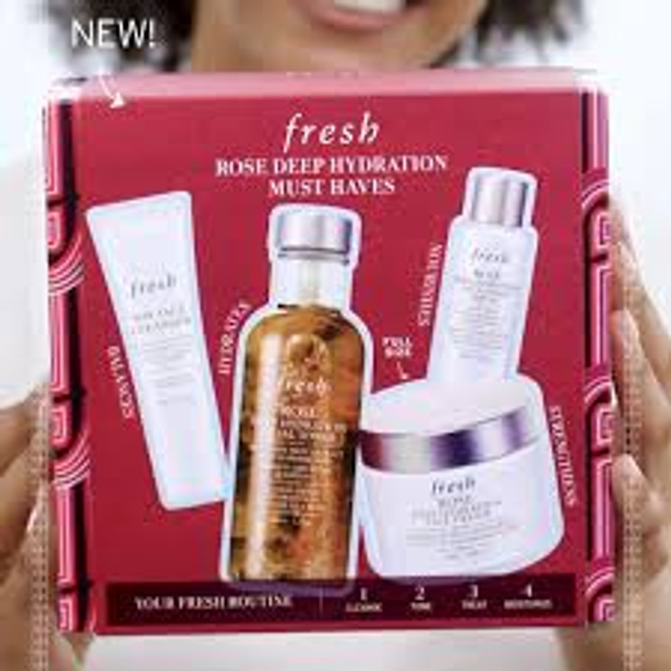 Fresh coffret Rose deep hydratation Must Have