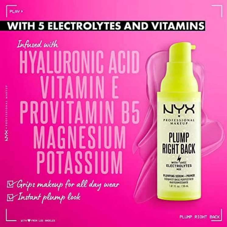 NYX - Base matifiante Plump right back