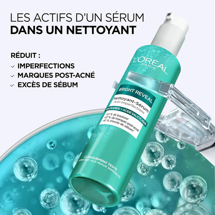 L' Oreal Bright Reveal nettoyant Serum Anti Imperfections