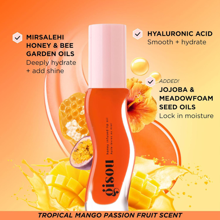 Gisou Honey Infused Lip Oil - Huile A Lèvres au Miel