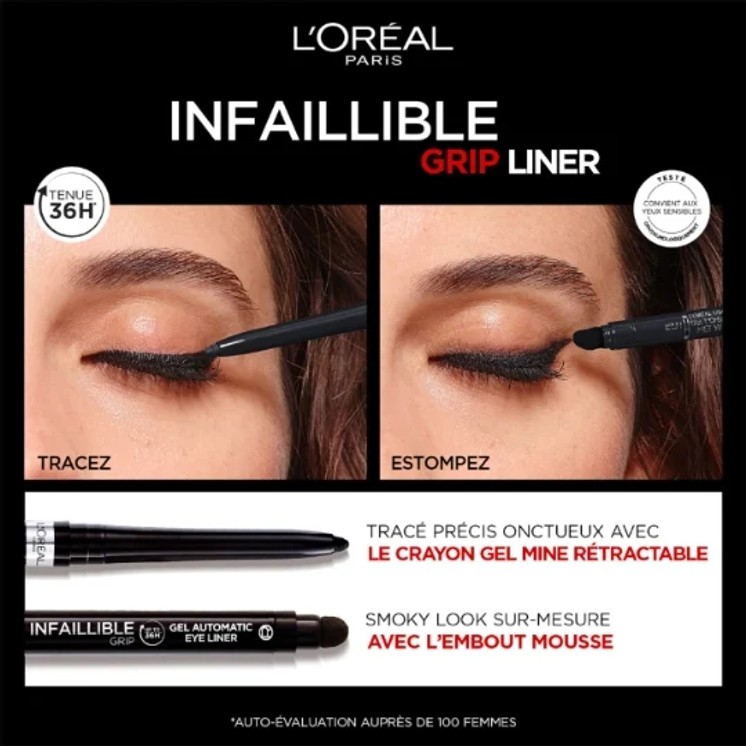 L’Oreal Infaillible Eyeliner gel - 001: Intense Black