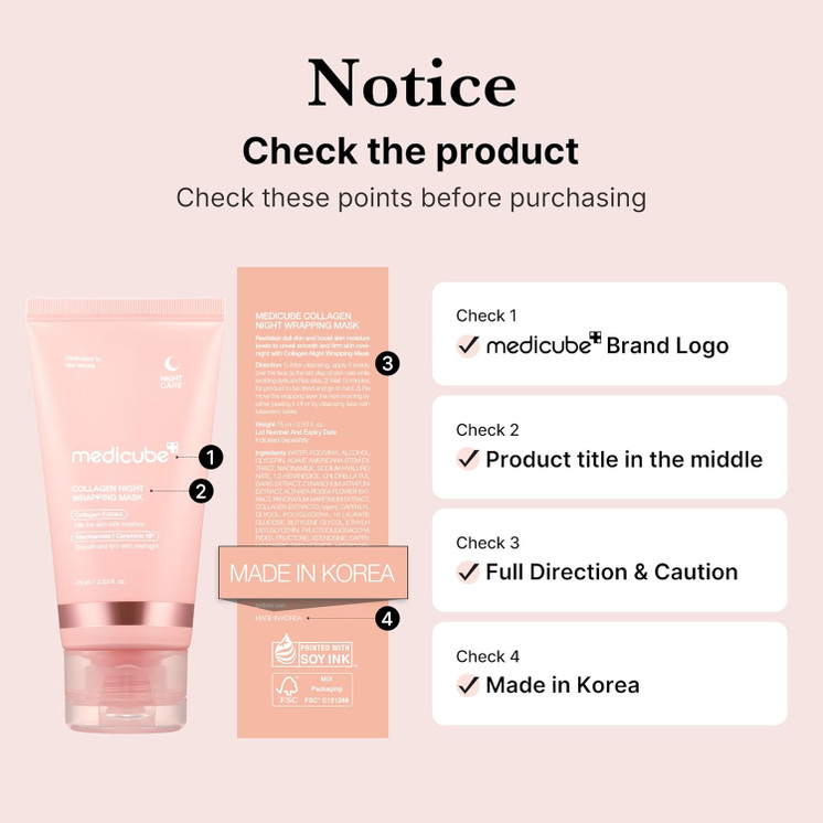 Medicube collagen night wrapping mask