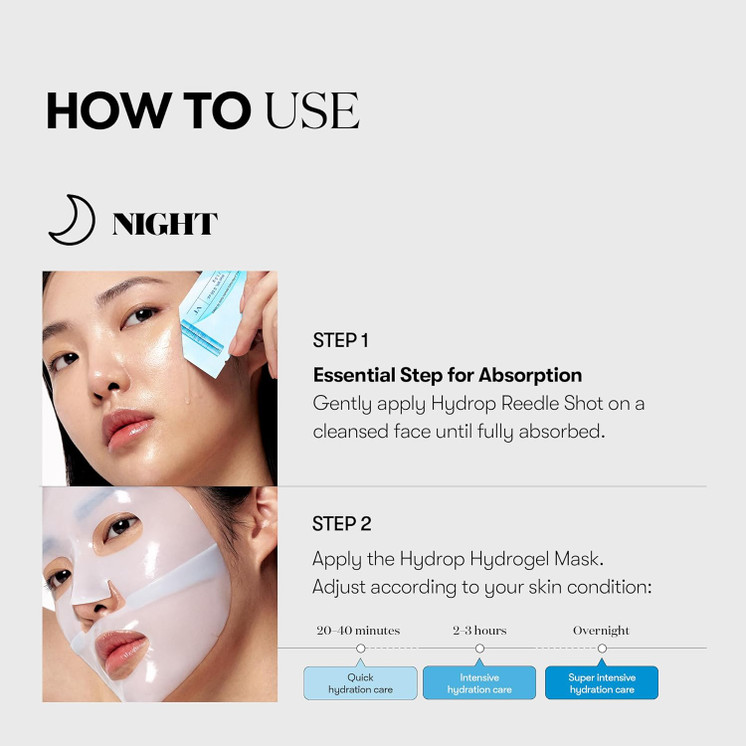 VT HYDROP REEDLE SHOT 100hL 2STEP HYDROGEL MASK (1.5G+33G)