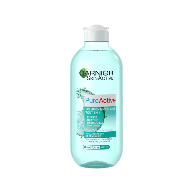 Garnier eau micellaire peaux grasses et sensibles 400g