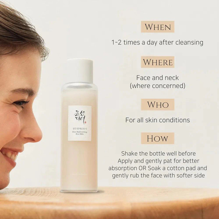 BEAUTY OF JOESON GLOW REPLENISHING RICE MILK K'S MAKE UP ADDICT ABIDJAN