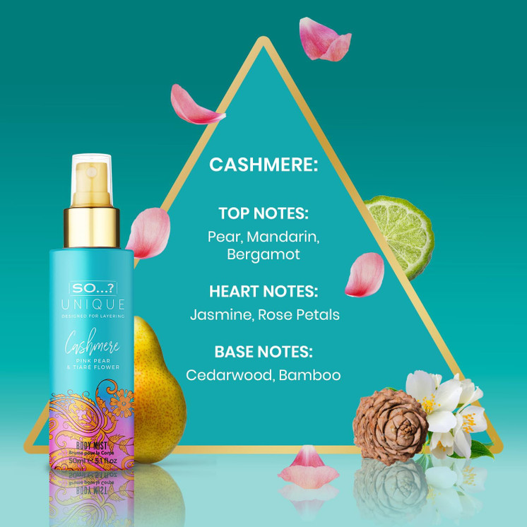 SO UNIQUE BODY MIST / BRUME POUR LE CORPS 6x50ml