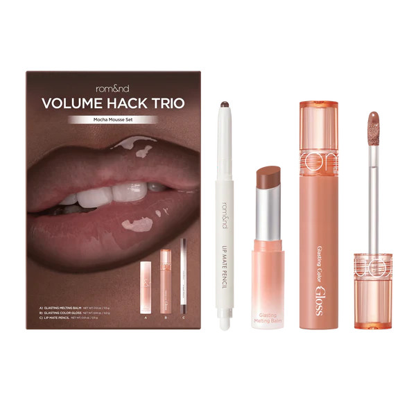 ROM&ND VOLUME HACK TRIO - MOCHA MOUSSE SET
