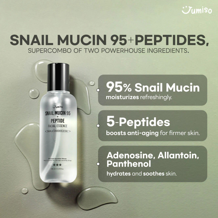 JUMISO SNAIL MUCIN 95 + PEPTIDE FACIAL ESSENCE