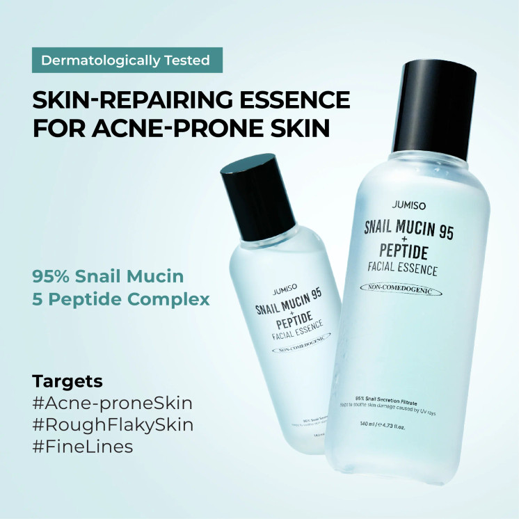 JUMISO SNAIL MUCIN 95 + PEPTIDE FACIAL ESSENCE