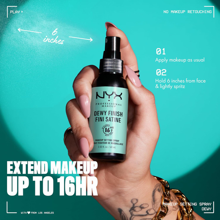 NYX SPRAY FIXATEUR DE MAQUILLAGE- FINI SATINÉ