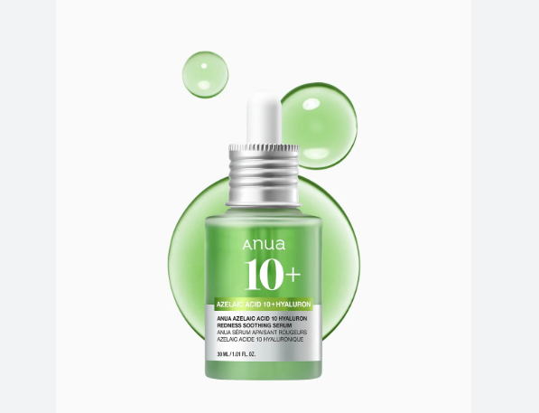 ANUA -AZELAIC ACID 10+ HYALURON REDNESS SOOTHING SERUM