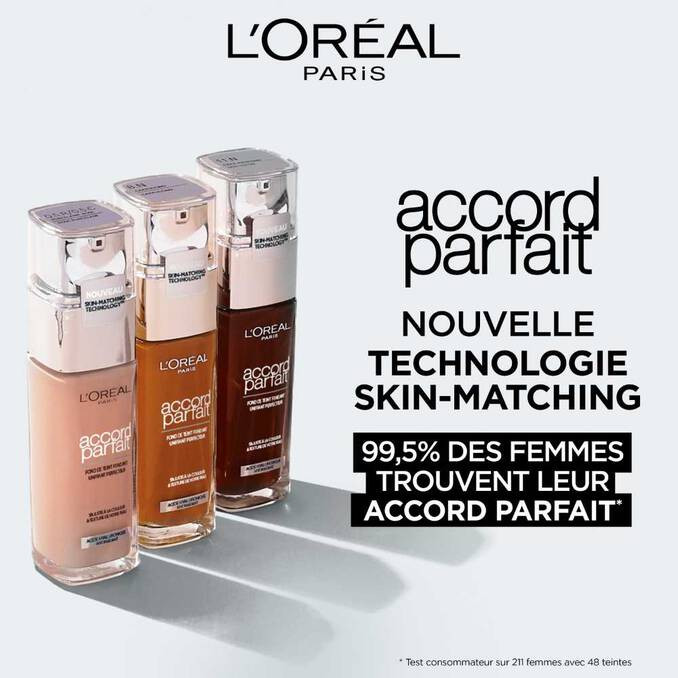 L' Oreal ACCORD PARFAIT Fond de teint