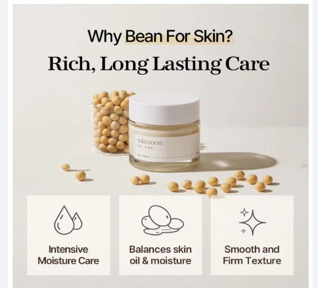 Mixsoon Bean crème hydratante