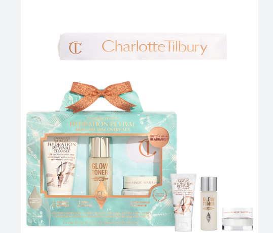 Charlotte Tilbury coffret Hydration reveal discovery set