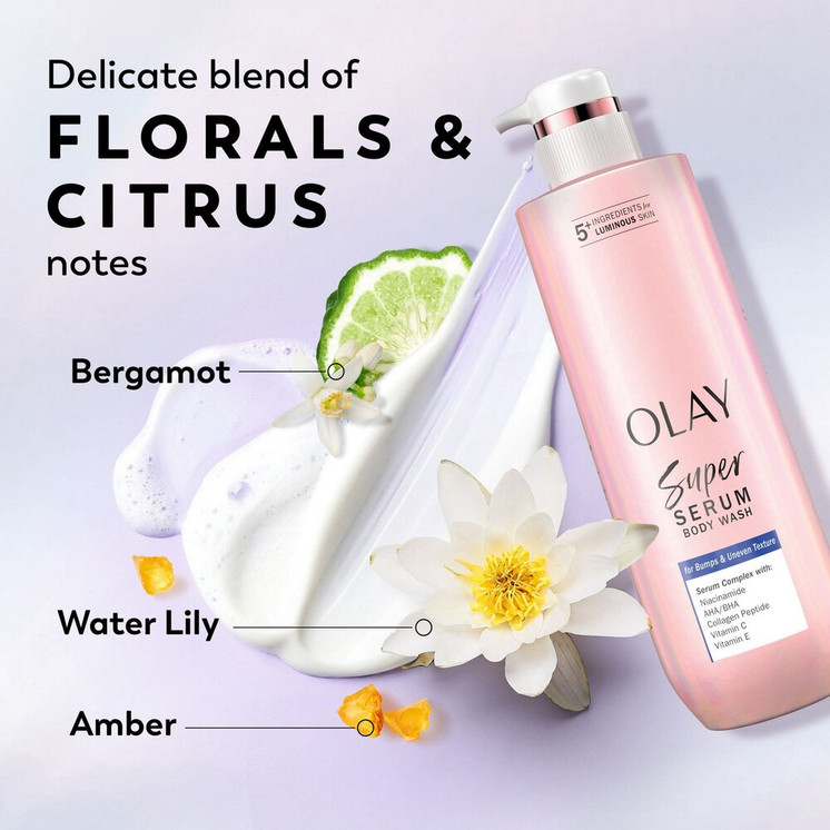 Olay super serum body wash