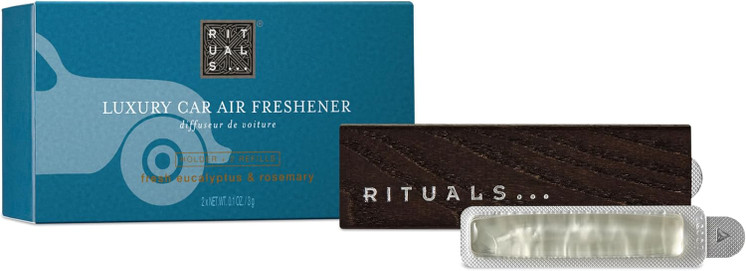 Diffuseur de voiture fresh eucalyptus & rosemary 2x3gr