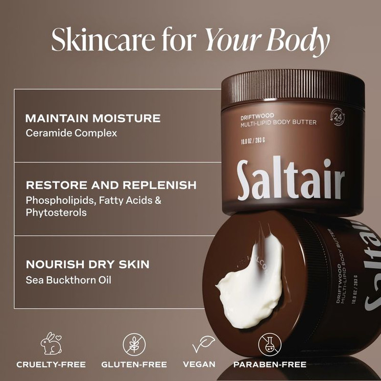Saltair Driftwood Multi-Lipid Body Butter – 283 g