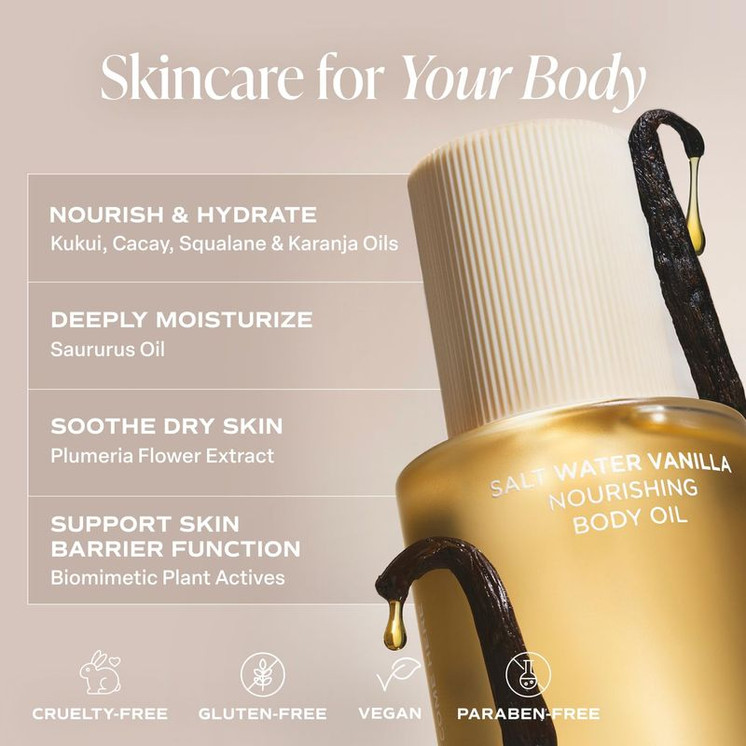Saltair Salt Water Vanilla Nourishing Body Oil