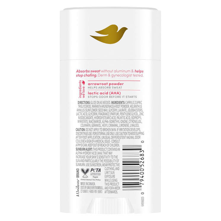 Dove anti- chafe whole body deo- berry blush