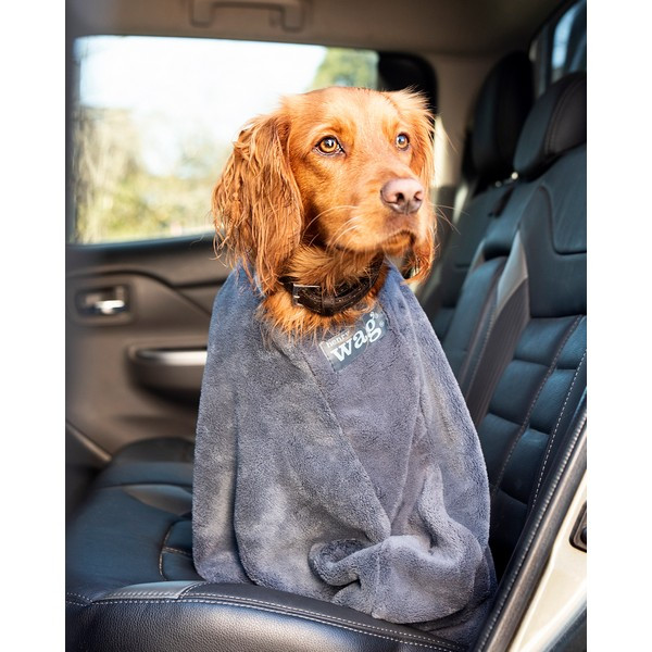 Henry Wag Trockenschicht Für Hunde Größe M – Wasserabweisender Mantel, 45 Cm Rückenlänge, Brust 60-64 Cm