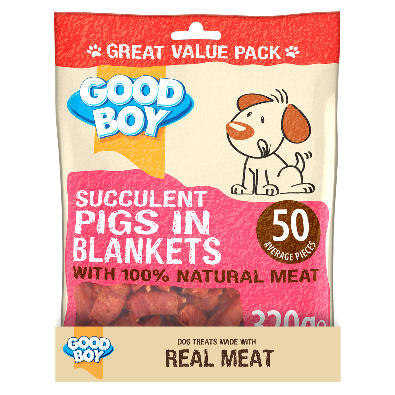 Good Boy Paws Pigs in Blankets 320g Pedigree Wholesale Ltd