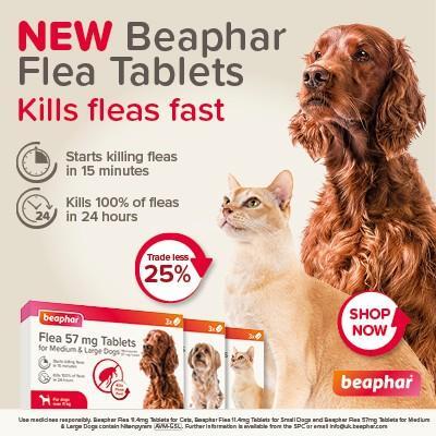 New Beaphar Flea Tablets