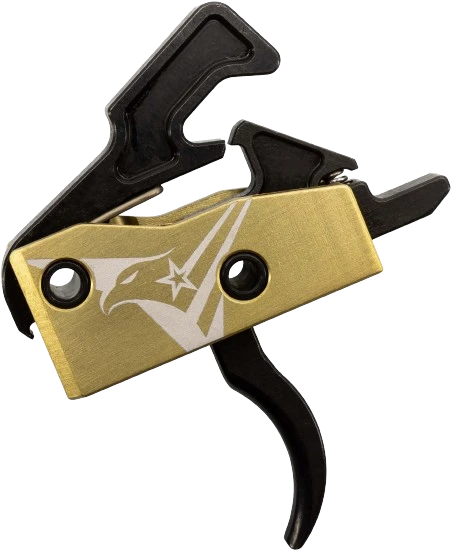 V2 Single Stage AR-15 Drop-In Trigger, Curved