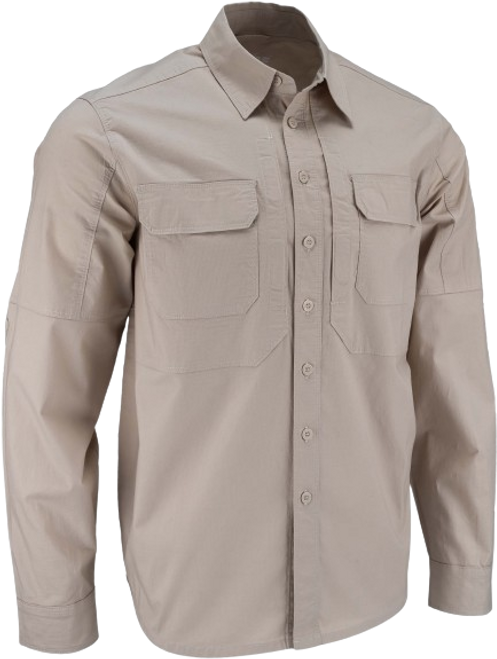 Trybe Ultra Utility Long Sleeve Tactical Shirt - Tan Trybe Ultra Utility Long Sleeve Tactical Shirt - Tan