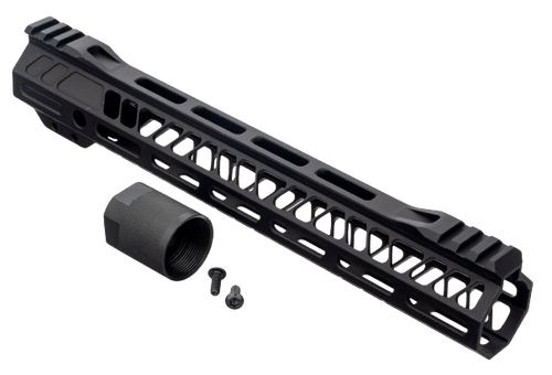 Trybe R-15 Extra Lightweight M-LOK Handguard w/ Cut Away Rail - 12in Trybe R-15 Extra Lightweight M-LOK Handguard w/ Cut Away Rail - 12in