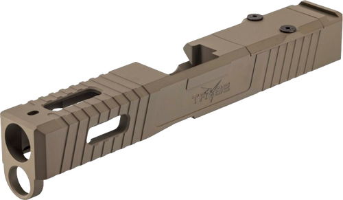 Trybe Pistol Slide for Glock 19 - RMR FDE Trybe Pistol Slide for Glock 19 - RMR FDE