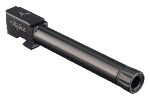 Trybe Threaded Conversion Pistol Barrel for Glock 9mm - 22/31 Titanium Trybe Threaded Conversion Pistol Barrel for Glock 9mm - 22/31 Titanium