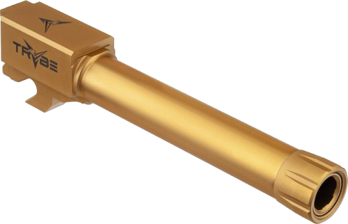 Trybe Compact Match Grade Threaded Pistol Barrel for Sig Sauer P320 - Gold Trybe Compact Match Grade Threaded Pistol Barrel for Sig Sauer P320 - Gold