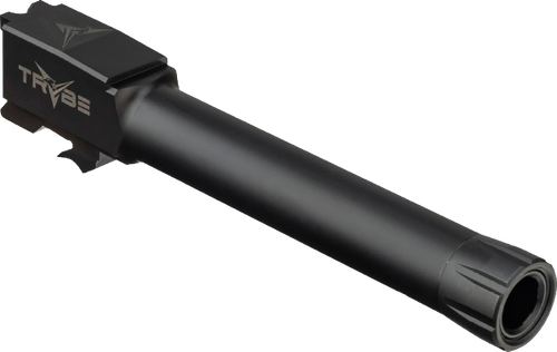 Trybe Match Grade Threaded Pistol Barrel for Smith & Wesson M&P - 4.25in Black Trybe Match Grade Threaded Pistol Barrel for Smith & Wesson M&P - 4.25in Black