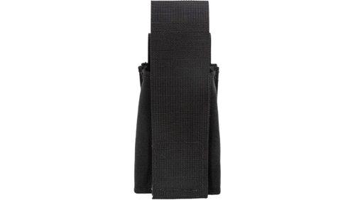 TRYBE Covered Single Rifle Magazine Pouch Black front TRYBE Covered Single Rifle Magazine Pouch Black front