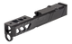 Trybe Pistol Slide for Glock 26 Version 2 - RMR Black