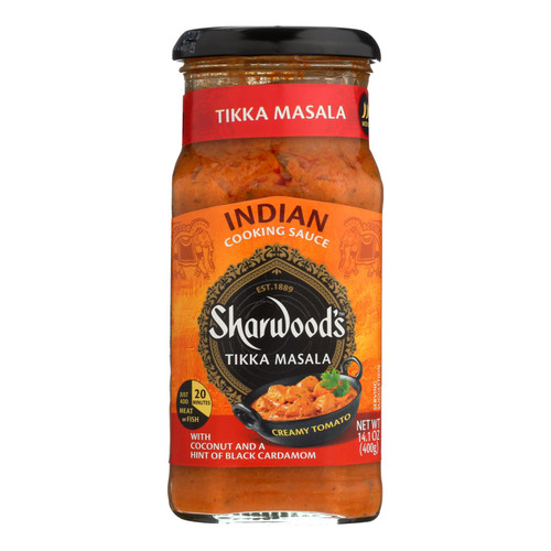 Sharwood Tikka Masala Cooking Sauce - Extra Spicy - Case Of 6 - 14.1 Fl Oz.