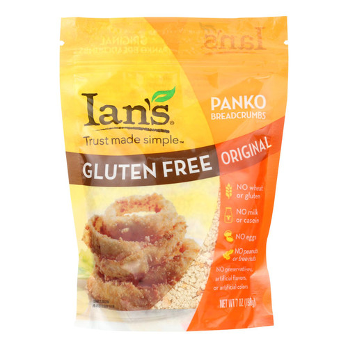 Ian's Panko Breadcrumbs - Gluten Free - Case Of 8 - 7 Oz.