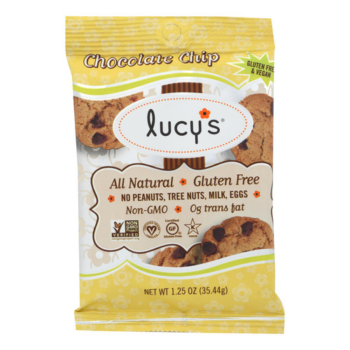 Dr. Lucy's - Cookies - Chocolate Chip - Snack N' Go Packs - Case Of 24 - 1.25 Oz.