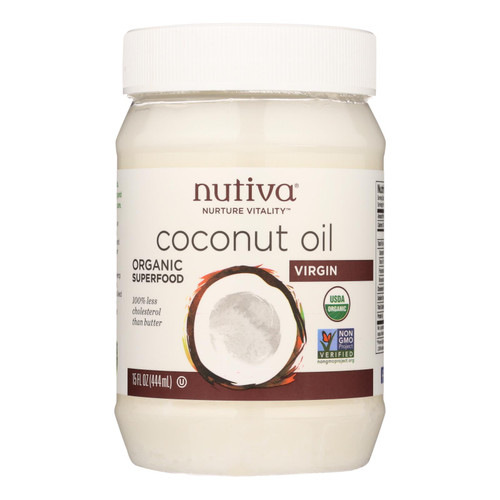 Nutiva Extra Virgin Coconut Oil Organic - 15 fl oz