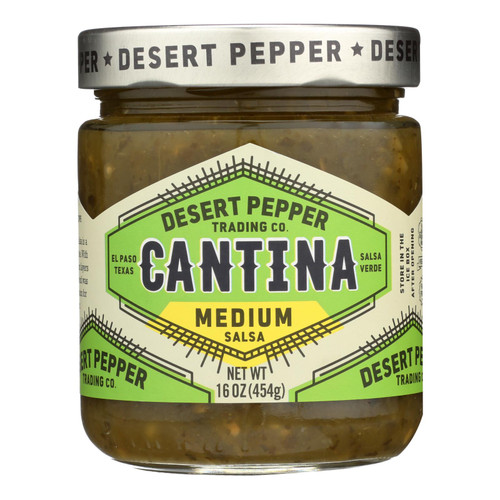 Desert Pepper Trading - Salsa - Cantina - Med - Green - Case Of 6 - 16 Oz
